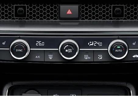 エアコンディショナーの操作パネル