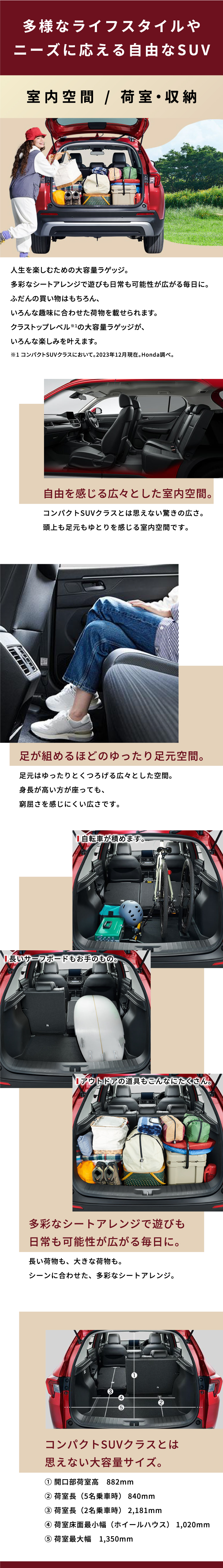多彩なライフスタイルやニーズに応える自由なSUV